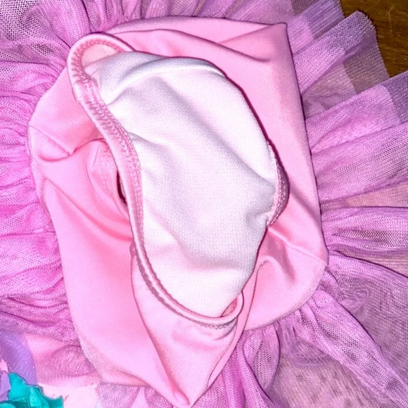 Cat & Jack pink unicorn one piece swimsuit size 12 months - Picture 6 of 6